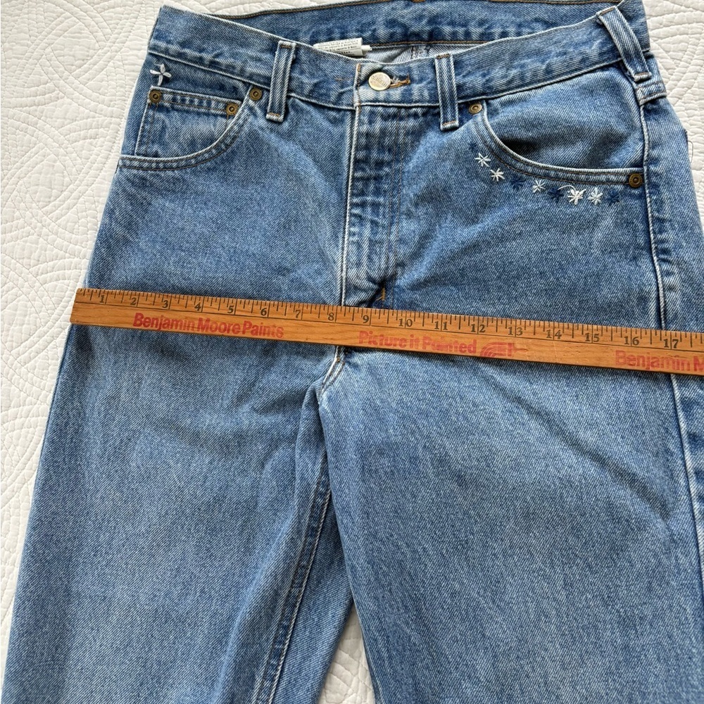 Carhartt Custom embroidered Vintage  Denim waist 30 inseam 34 - Picture 5 of 13